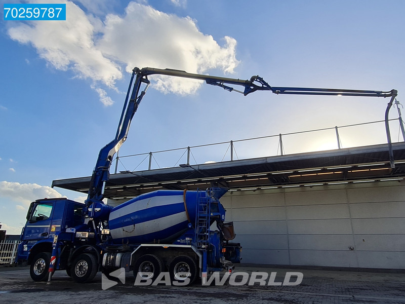 Mercedes-Benz Arocs 3251 8X4 PUMI Putzmeister TMM 24 + Liebherr 7m3 Mixer Retarder Euro 6 - Camion pompe: photos 3 Mercedes-Benz Arocs 3251 8X4 PUMI Putzmeister TMM 24 + Liebherr 7m3 Mixer Retarder Euro 6 - Camion pompe: photos 3