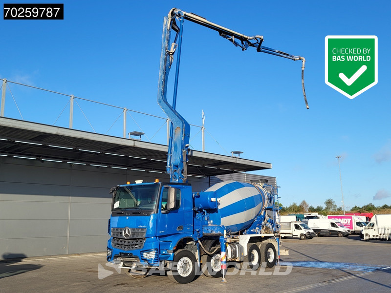 Mercedes-Benz Arocs 3251 8X4 PUMI Putzmeister TMM 24 + Liebherr 7m3 Mixer Retarder Euro 6 - Camion pompe: photos 1 Mercedes-Benz Arocs 3251 8X4 PUMI Putzmeister TMM 24 + Liebherr 7m3 Mixer Retarder Euro 6 - Camion pompe: photos 1