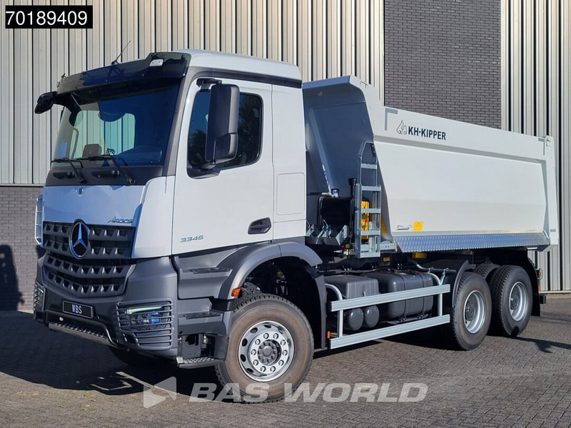 Mercedes-Benz Arocs 3345 6X4 NEW! 18m3 KH-Kipper Automatic Full Steel suspension Big-Axle Euro 3 - Camion benne: photos 1 Mercedes-Benz Arocs 3345 6X4 NEW! 18m3 KH-Kipper Automatic Full Steel suspension Big-Axle Euro 3 - Camion benne: photos 1