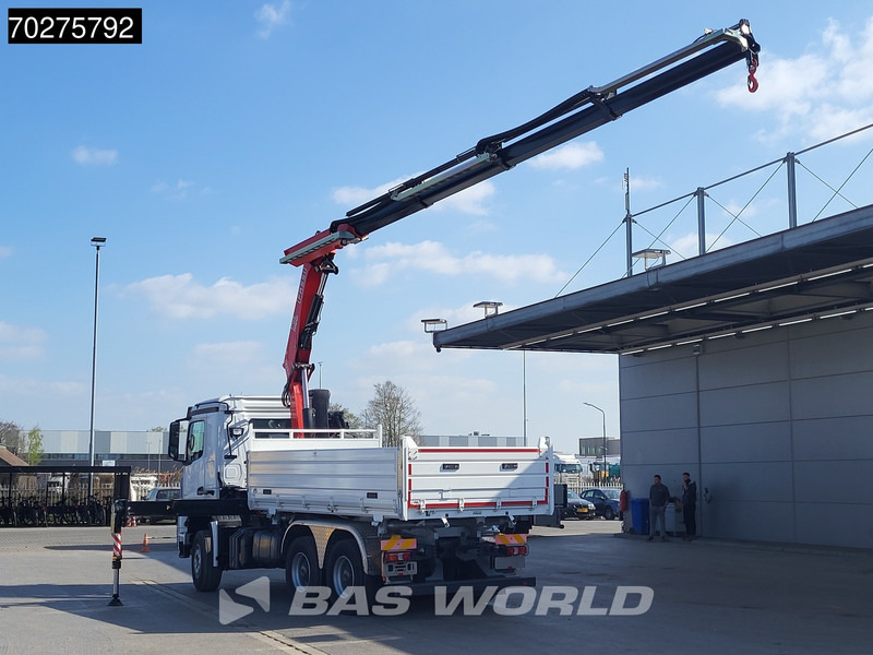 Mercedes-Benz Arocs 3348 6X4 Fasi F195A.2.24 Kran 3 sided tipper 9m3 Big-Axle Navi Euro 6 - Camion benne, Camion grue: photos 2 Mercedes-Benz Arocs 3348 6X4 Fasi F195A.2.24 Kran 3 sided tipper 9m3 Big-Axle Navi Euro 6 - Camion benne, Camion grue: photos 2