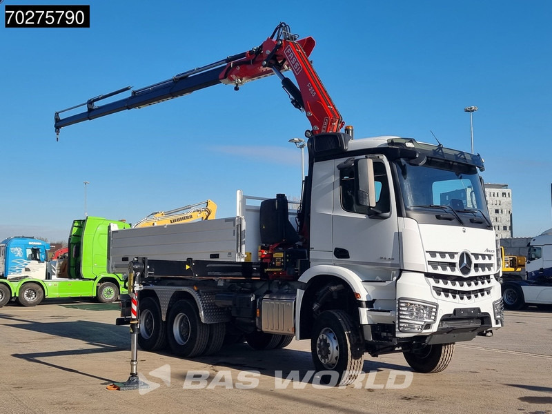 Mercedes-Benz Arocs 3348 6X6 Full Steel Retarder Fassi 25T/M Crane Kran Euro 6 - Camion benne, Camion grue: photos 3 Mercedes-Benz Arocs 3348 6X6 Full Steel Retarder Fassi 25T/M Crane Kran Euro 6 - Camion benne, Camion grue: photos 3