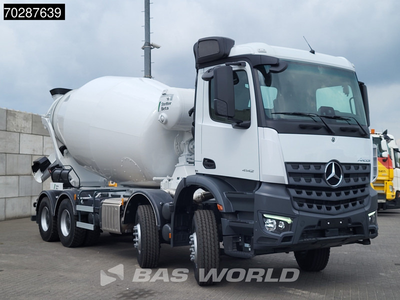 Mercedes-Benz Arocs 4142 8X4 NEW! 12m3 Stetter Mixer Steelsuspension Automatic Big-Axle Euro 6 - Camion malaxeur: photos 3 Mercedes-Benz Arocs 4142 8X4 NEW! 12m3 Stetter Mixer Steelsuspension Automatic Big-Axle Euro 6 - Camion malaxeur: photos 3