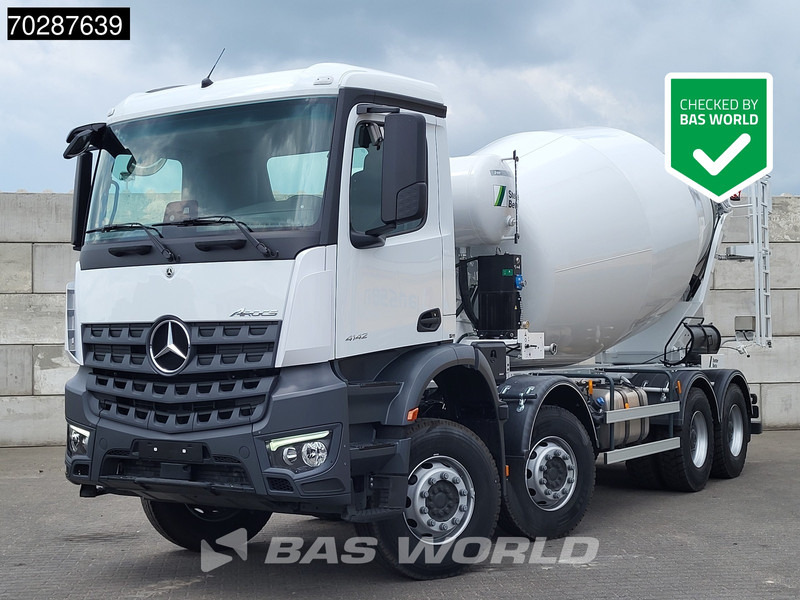 Mercedes-Benz Arocs 4142 8X4 NEW! 12m3 Stetter Mixer Steelsuspension Automatic Big-Axle Euro 6 - Camion malaxeur: photos 1 Mercedes-Benz Arocs 4142 8X4 NEW! 12m3 Stetter Mixer Steelsuspension Automatic Big-Axle Euro 6 - Camion malaxeur: photos 1