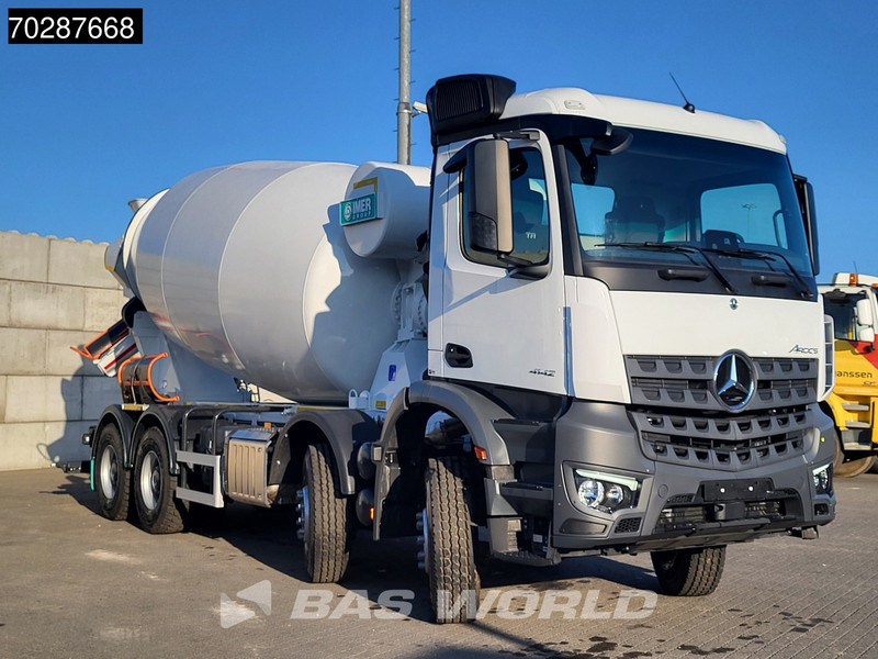 Mercedes-Benz Arocs 4142 8X4 New! 12m3 IMER Mixer Steelsuspension Automatic Big-Axle Euro 6 - Camion malaxeur: photos 3 Mercedes-Benz Arocs 4142 8X4 New! 12m3 IMER Mixer Steelsuspension Automatic Big-Axle Euro 6 - Camion malaxeur: photos 3