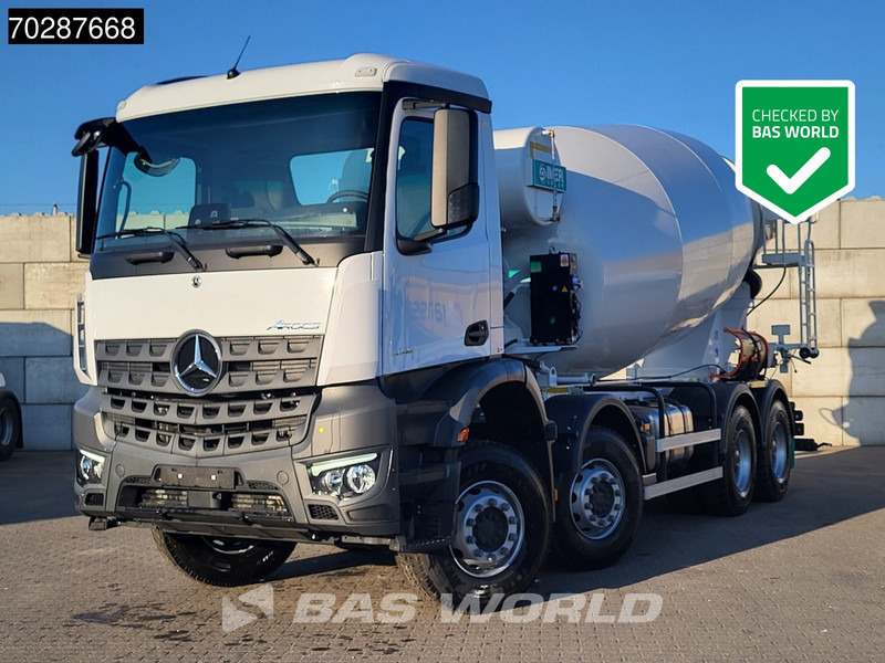 Mercedes-Benz Arocs 4142 8X4 New! 12m3 IMER Mixer Steelsuspension Automatic Big-Axle Euro 6 - Camion malaxeur: photos 1 Mercedes-Benz Arocs 4142 8X4 New! 12m3 IMER Mixer Steelsuspension Automatic Big-Axle Euro 6 - Camion malaxeur: photos 1