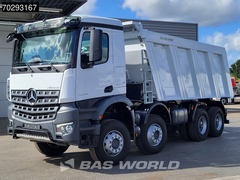 Mercedes-Benz Arocs 4145 8X4 New! 22m3 Meiller Kipper Big-Axle Steelsuspension Manual Euro 3 - Camion benne: photos 5 Mercedes-Benz Arocs 4145 8X4 New! 22m3 Meiller Kipper Big-Axle Steelsuspension Manual Euro 3 - Camion benne: photos 5
