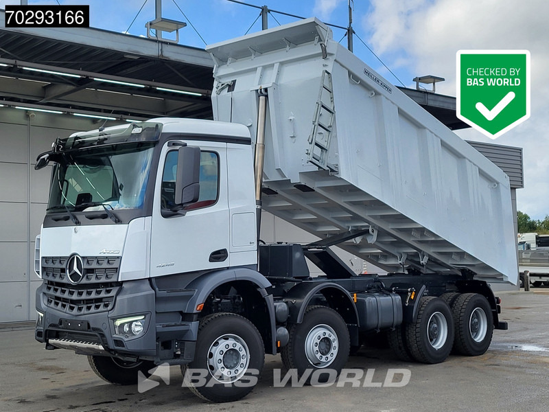 Mercedes-Benz Arocs 4245 8X4 New! 22m3 Meiller Kipper Big-Axle Steelsuspension Manual Euro 3 - Camion benne: photos 1 Mercedes-Benz Arocs 4245 8X4 New! 22m3 Meiller Kipper Big-Axle Steelsuspension Manual Euro 3 - Camion benne: photos 1