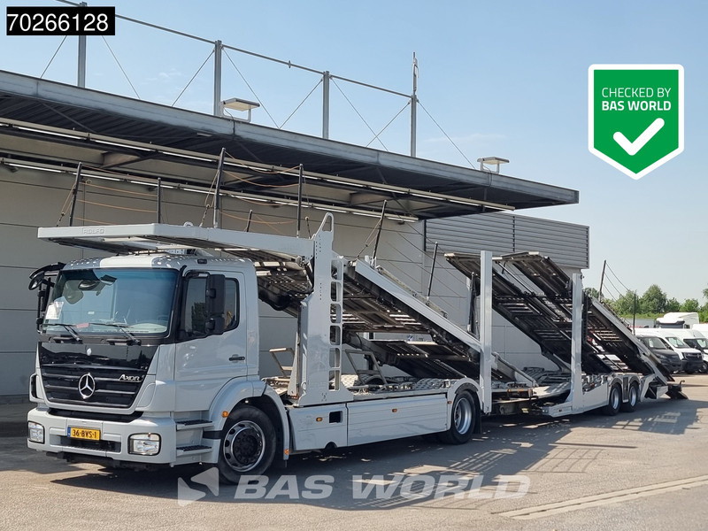 Mercedes-Benz Axor 1833 4X2 Retarder 3-Pedals Rolfo Aufbau Euro 5 - Camion porte-voitures: photos 1 Mercedes-Benz Axor 1833 4X2 Retarder 3-Pedals Rolfo Aufbau Euro 5 - Camion porte-voitures: photos 1