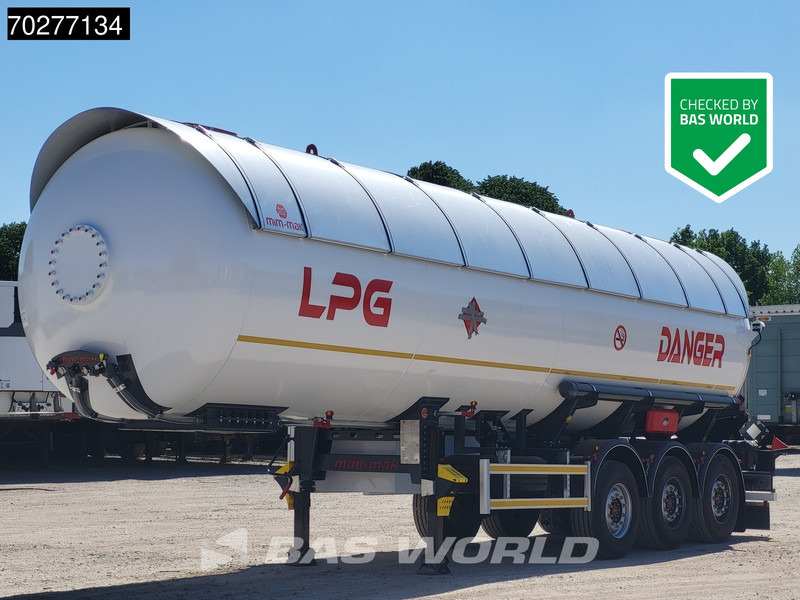 Mim-Mak LPG TRANSPORT TANK 3 axles NEW 48m3 Liftachse Gas ADR - Semi-remorque citerne: photos 1 Mim-Mak LPG TRANSPORT TANK 3 axles NEW 48m3 Liftachse Gas ADR - Semi-remorque citerne: photos 1
