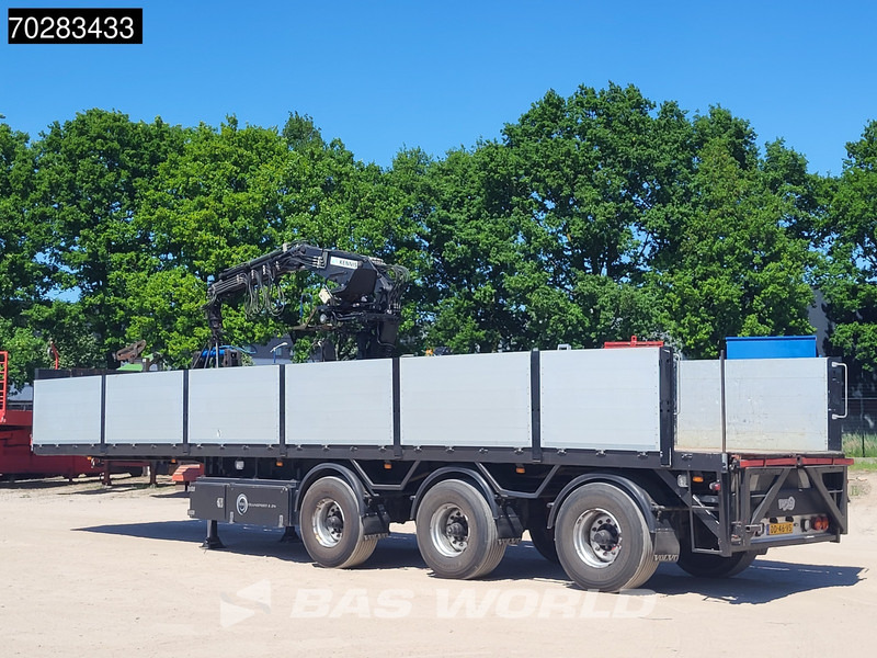 Pacton TPD347 TUV 02/26 2x Steering Axle Crane 16R - Semi-remorque plateau: photos 2 Pacton TPD347 TUV 02/26 2x Steering Axle Crane 16R - Semi-remorque plateau: photos 2