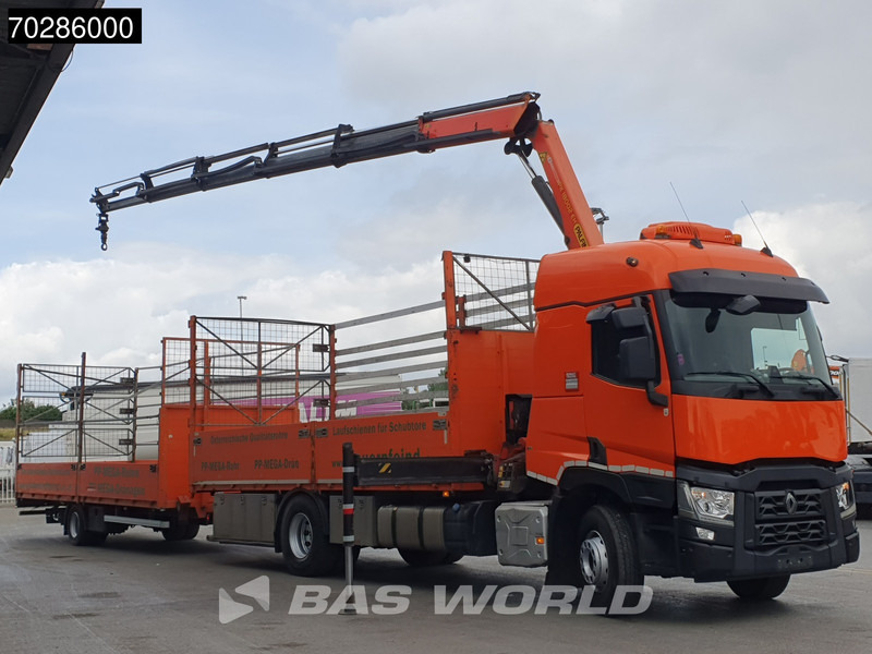 Renault C 380 4X2 Combi Palfinger PK18002-EH Kran Crane Retarder Euro 6 - Camion plateau, Camion grue: photos 3 Renault C 380 4X2 Combi Palfinger PK18002-EH Kran Crane Retarder Euro 6 - Camion plateau, Camion grue: photos 3