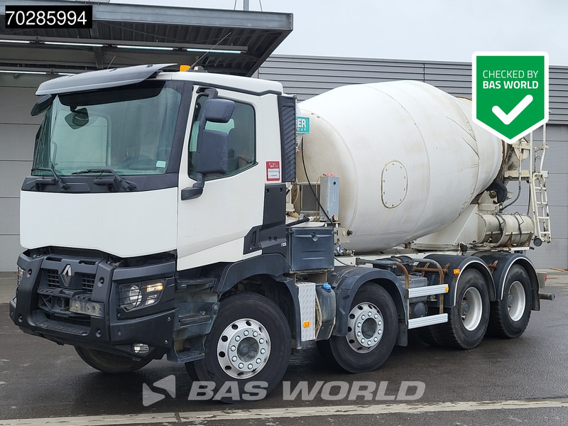 Renault C 430 8X4 9m3 IMER Mixer Big-Axle Steelsuspension Automatic Euro 6 - Camion malaxeur: photos 1 Renault C 430 8X4 9m3 IMER Mixer Big-Axle Steelsuspension Automatic Euro 6 - Camion malaxeur: photos 1
