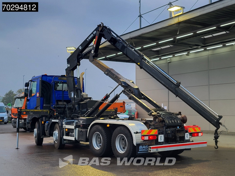 Camion ampliroll, Camion grue Renault C 430 8X4 HIAB X-Hiduo 188 B-2 Crane + Hook Full Steel Big-Axle Euro 6: photos 7