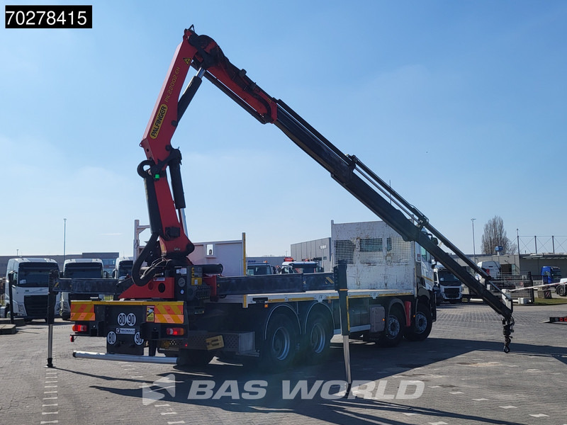 Camion plateau, Camion grue Renault C 430 8X4 Palfinger 22002 EH kran Crane Big-Axle steel suspension Euro 6: photos 8