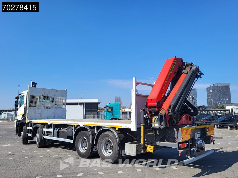 Camion plateau, Camion grue Renault C 430 8X4 Palfinger 22002 EH kran Crane Big-Axle steel suspension Euro 6: photos 20