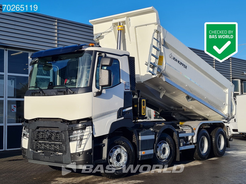 Renault C 480 8X4 NEW! 18m3 KH Kipper Big Axle Full steel OPTIBRAKE+ Euro 6 - Camion benne: photos 1 Renault C 480 8X4 NEW! 18m3 KH Kipper Big Axle Full steel OPTIBRAKE+ Euro 6 - Camion benne: photos 1