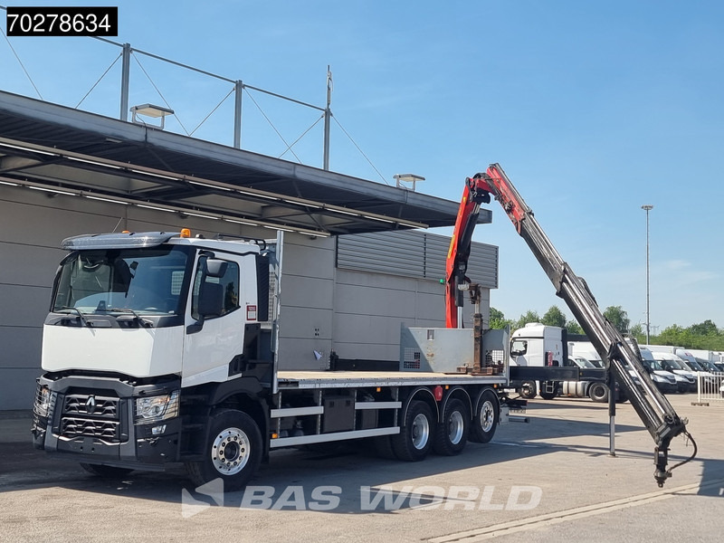 Renault C 480 8X4 Palfinger 24.001 SLD5 Kran Crane Lift-Lenkachse Euro 6 - Camion plateau, Camion grue: photos 5 Renault C 480 8X4 Palfinger 24.001 SLD5 Kran Crane Lift-Lenkachse Euro 6 - Camion plateau, Camion grue: photos 5