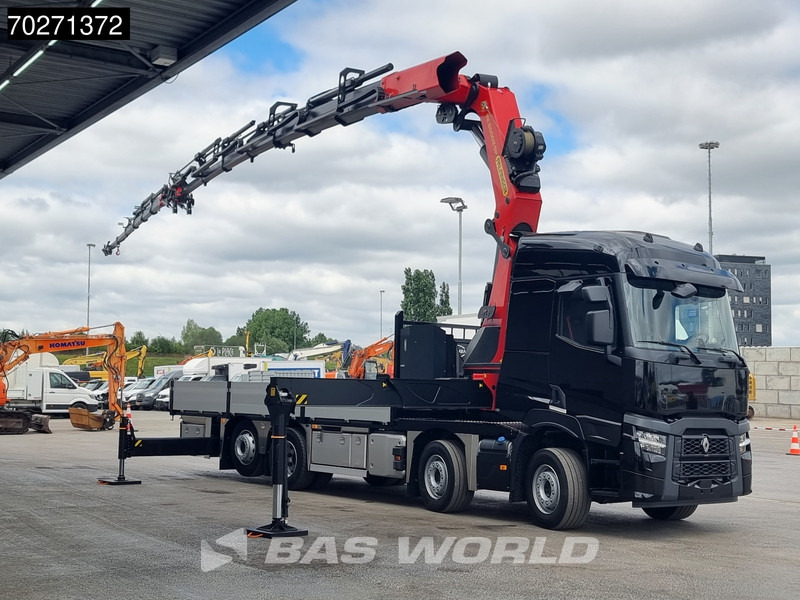 Renault C 520 8X2 Palfinger PK65002 SH Crane Jib Winch Lift+steering Axle Euro 6 - Camion plateau, Camion grue: photos 3 Renault C 520 8X2 Palfinger PK65002 SH Crane Jib Winch Lift+steering Axle Euro 6 - Camion plateau, Camion grue: photos 3