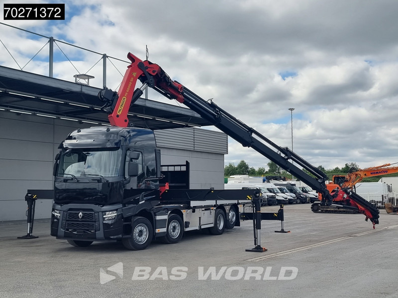 Renault C 520 8X2 Palfinger PK65002 SH Crane Jib Winch Lift+steering Axle Euro 6 - Camion plateau, Camion grue: photos 5 Renault C 520 8X2 Palfinger PK65002 SH Crane Jib Winch Lift+steering Axle Euro 6 - Camion plateau, Camion grue: photos 5