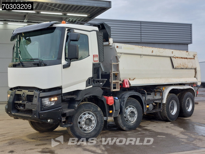 Renault K 460 8X4 17m3 Meiller tipper Steel suspension Big-Axle Automatic Euro 6 - Camion benne: photos 5 Renault K 460 8X4 17m3 Meiller tipper Steel suspension Big-Axle Automatic Euro 6 - Camion benne: photos 5