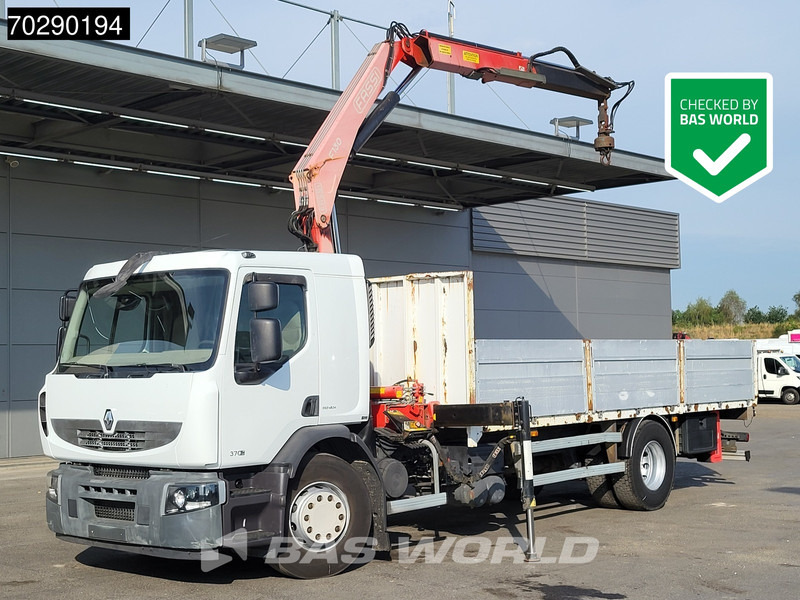 Renault Premium 370 4X2 Fassi F130A.21 Crane Manual Euro 4 - Camion plateau, Camion grue: photos 1 Renault Premium 370 4X2 Fassi F130A.21 Crane Manual Euro 4 - Camion plateau, Camion grue: photos 1