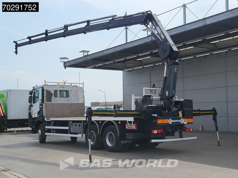 Renault Premium 380 6X4 HIAB X-HIDUO 188 E-5 Crane Steelsuspension Big-Axle Automatic Euro 6 - Camion plateau, Camion grue: photos 2 Renault Premium 380 6X4 HIAB X-HIDUO 188 E-5 Crane Steelsuspension Big-Axle Automatic Euro 6 - Camion plateau, Camion grue: photos 2