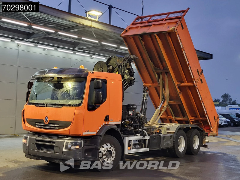 Renault Premium 430 Lander 6X4 HIAB 211 EP-4 Crane Tipper Big-Axle Automatic Euro 5 - Camion benne, Camion grue: photos 2 Renault Premium 430 Lander 6X4 HIAB 211 EP-4 Crane Tipper Big-Axle Automatic Euro 5 - Camion benne, Camion grue: photos 2