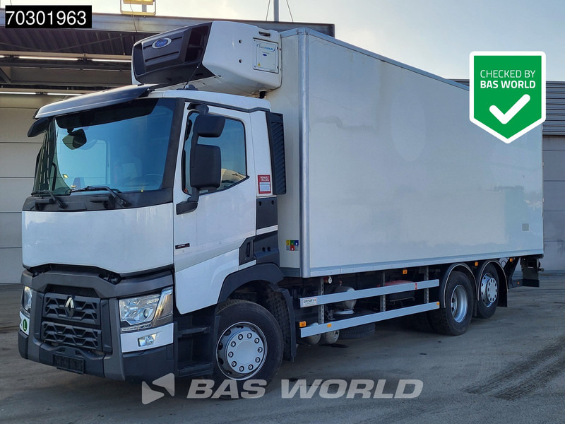 Renault T 430 6X2 Carrier SUPRA 1150 Mt 2000kg Ladebordwand Lift Axle Automatic Euro 6 - Camion frigorifique: photos 1 Renault T 430 6X2 Carrier SUPRA 1150 Mt 2000kg Ladebordwand Lift Axle Automatic Euro 6 - Camion frigorifique: photos 1