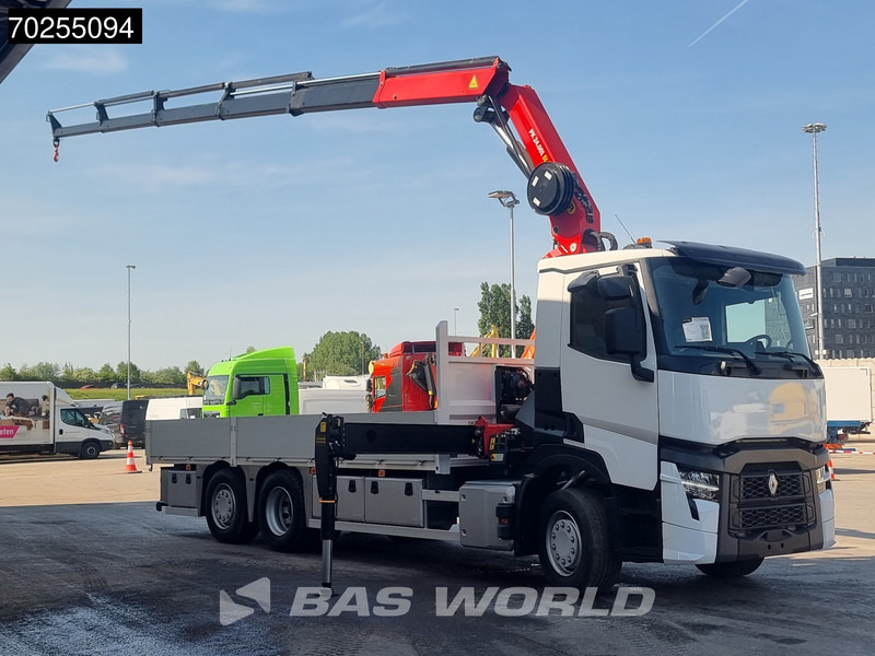 Renault T 440 6X2 2024 NL reg. possible Palfinger PK24.001 SLD Crane Lift+Lenkasche Euro 6 - Camion plateau, Camion grue: photos 2 Renault T 440 6X2 2024 NL reg. possible Palfinger PK24.001 SLD Crane Lift+Lenkasche Euro 6 - Camion plateau, Camion grue: photos 2