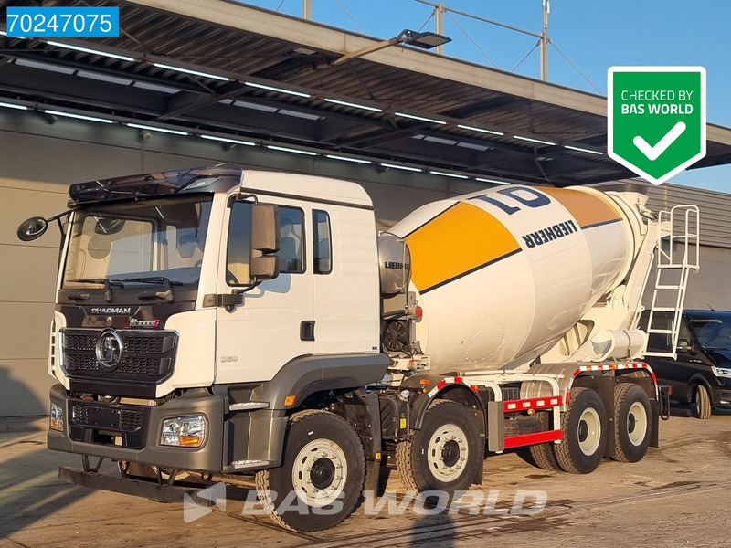 SHACMAN M3000 S 8X4 NEW! 8m3 Liebherr Mixer Big-Axle Steelsuspension - Camion malaxeur: photos 1 SHACMAN M3000 S 8X4 NEW! 8m3 Liebherr Mixer Big-Axle Steelsuspension - Camion malaxeur: photos 1