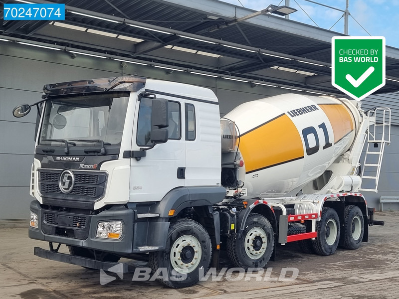 SHACMAN M3000 S 8X4 NEW! 8m3 Liebherr Mixer Big-Axle Steelsuspension - Camion malaxeur: photos 1 SHACMAN M3000 S 8X4 NEW! 8m3 Liebherr Mixer Big-Axle Steelsuspension - Camion malaxeur: photos 1