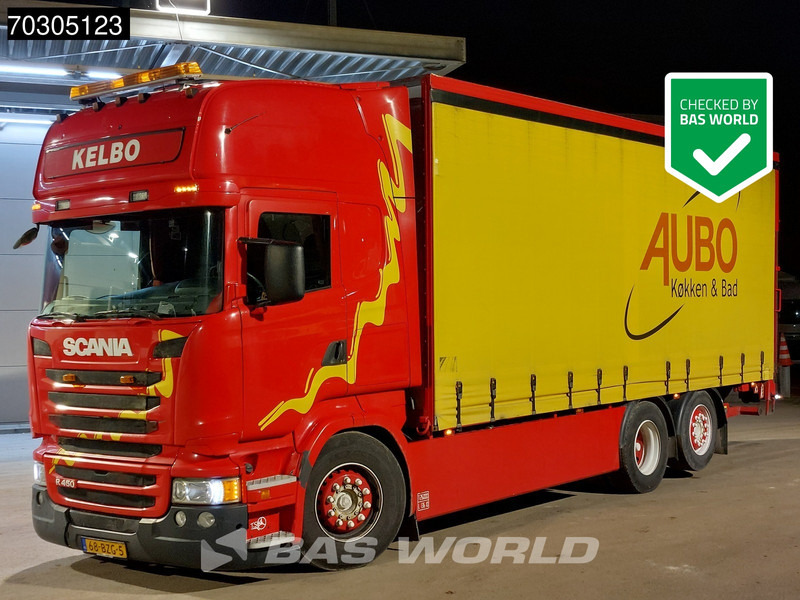 Scania R 450 R 6X2 Topliner Curtainsider 2500kg Ladebordwand Retarder Automatic Euro 6 - Camion à rideaux coulissants: photos 1 Scania R 450 R 6X2 Topliner Curtainsider 2500kg Ladebordwand Retarder Automatic Euro 6 - Camion à rideaux coulissants: photos 1
