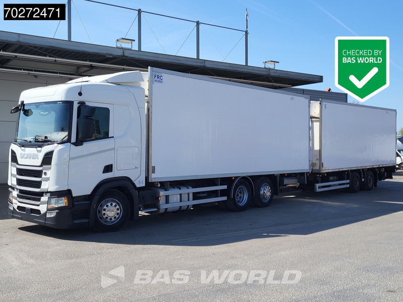 Scania R410 6X2 Lamberet Carrier Supra 1250 Mt Retarder Ladebordwand ACC Euro 6 - Camion frigorifique: photos 1 Scania R410 6X2 Lamberet Carrier Supra 1250 Mt Retarder Ladebordwand ACC Euro 6 - Camion frigorifique: photos 1