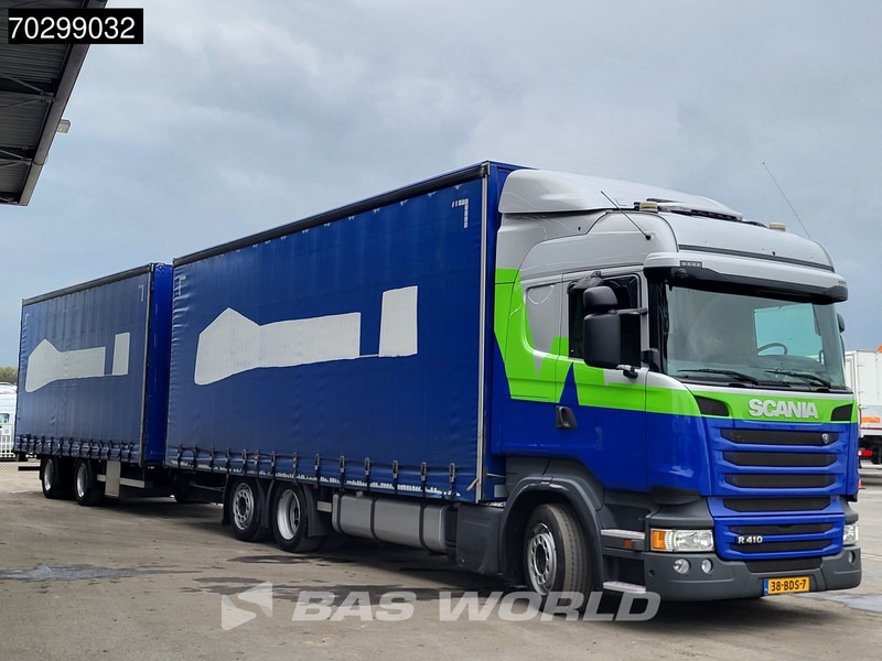 Scania R410 R 6X2 NL-Combi Curtainsides Lift+steering axle Automatic Euro 6 - Camion à rideaux coulissants: photos 3 Scania R410 R 6X2 NL-Combi Curtainsides Lift+steering axle Automatic Euro 6 - Camion à rideaux coulissants: photos 3