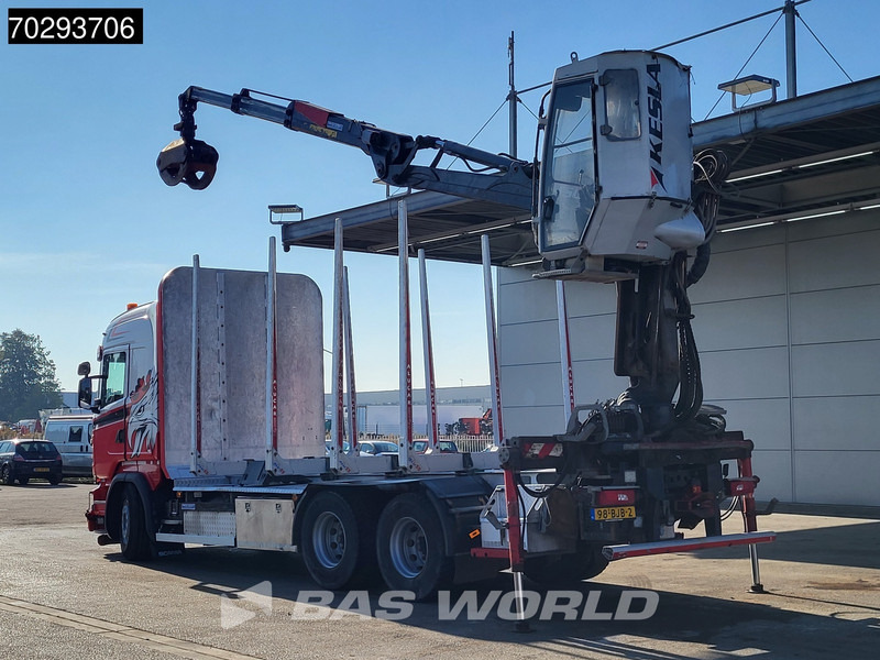 Scania R450 R 6X4 NL-Truck Kesla 2110T Crane Kran Holztransport Manual ACC Xenon Euro 6 - Camion grumier, Camion grue: photos 2 Scania R450 R 6X4 NL-Truck Kesla 2110T Crane Kran Holztransport Manual ACC Xenon Euro 6 - Camion grumier, Camion grue: photos 2