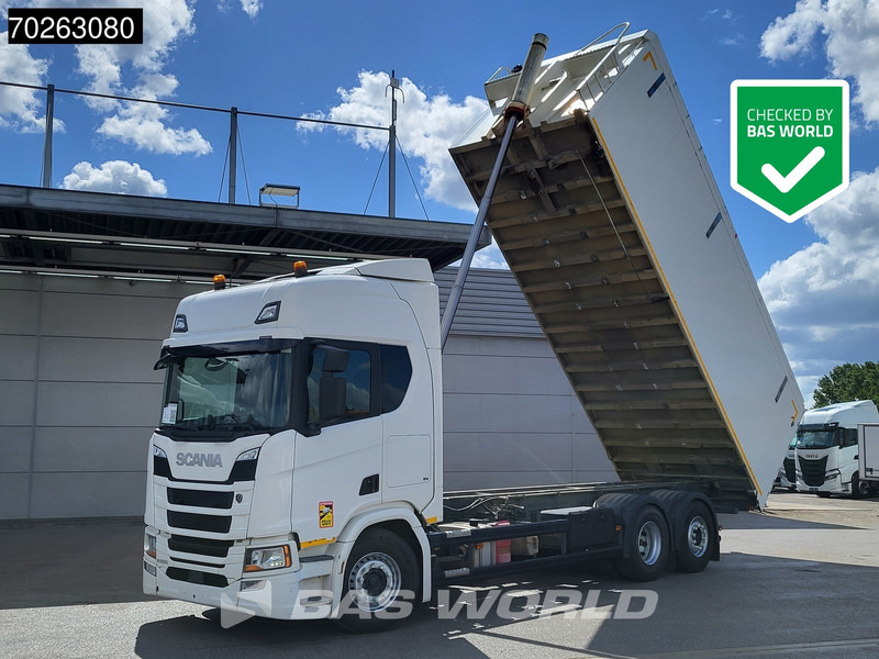 Scania R500 6X2 39m3 Alu kipper Retarder Full air suspension Liftachse Navi Euro 6 - Camion benne: photos 1 Scania R500 6X2 39m3 Alu kipper Retarder Full air suspension Liftachse Navi Euro 6 - Camion benne: photos 1