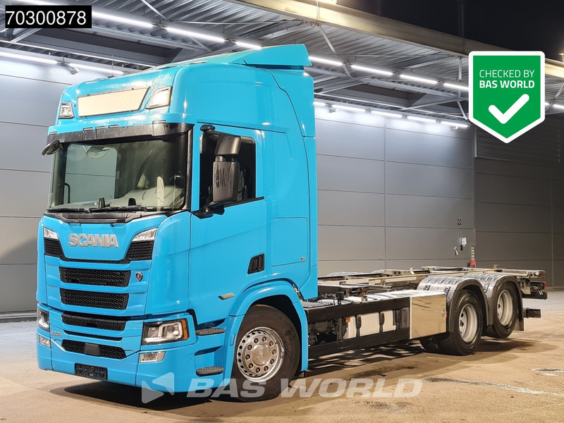 Scania R500 R 6X2 WECON BDF Full Air Suspension Retarder Lift-Axle Automatic Leather Seats - Camion porte-conteneur/ Caisse mobile: photos 1 Scania R500 R 6X2 WECON BDF Full Air Suspension Retarder Lift-Axle Automatic Leather Seats - Camion porte-conteneur/ Caisse mobile: photos 1