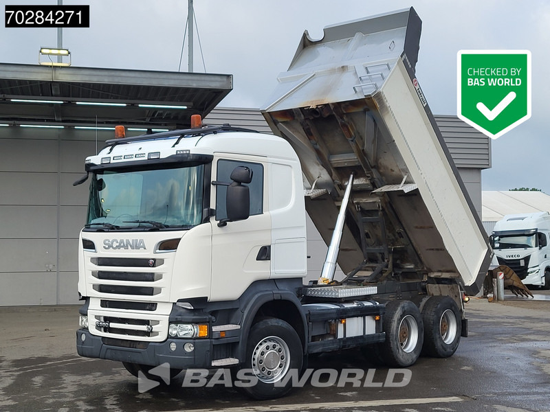 Scania R560 6X4 11 m3 tipper Full steel Retarder Big-Axle Navi Euro 5 - Camion benne: photos 1 Scania R560 6X4 11 m3 tipper Full steel Retarder Big-Axle Navi Euro 5 - Camion benne: photos 1