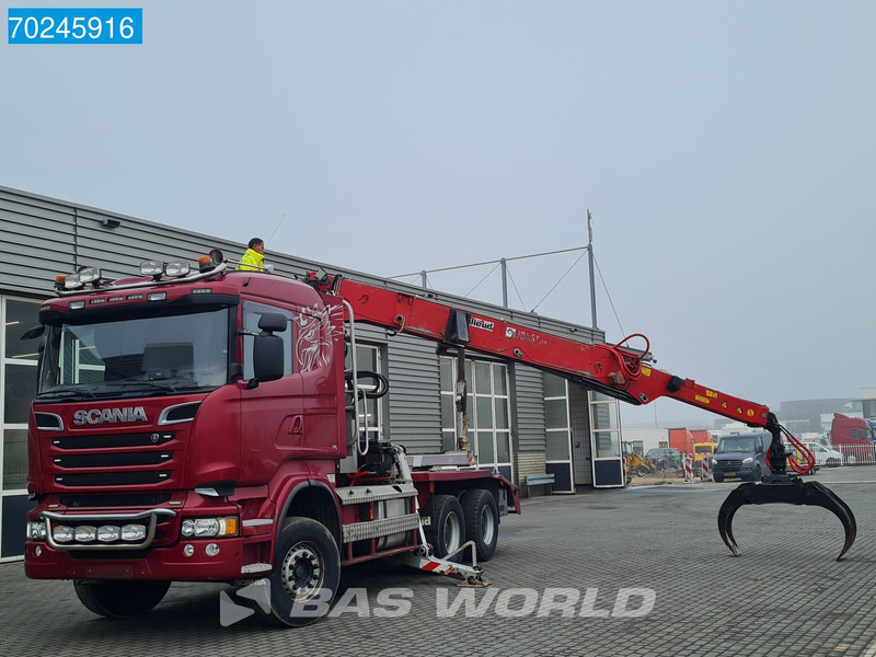 Scania R580 6X4 3-Pedals Jonsered J28505 83 Crane Kran Steel-suspension Retarder Euro 6 - Camion grumier, Camion grue: photos 5 Scania R580 6X4 3-Pedals Jonsered J28505 83 Crane Kran Steel-suspension Retarder Euro 6 - Camion grumier, Camion grue: photos 5