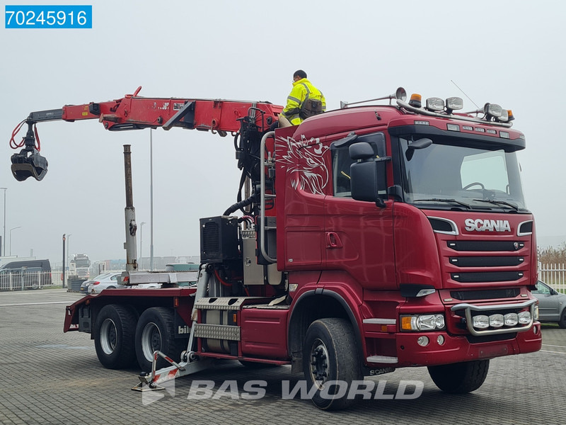 Scania R580 6X4 3-Pedals Jonsered J28505 83 Crane Kran Steel-suspension Retarder Euro 6 - Camion grumier, Camion grue: photos 3 Scania R580 6X4 3-Pedals Jonsered J28505 83 Crane Kran Steel-suspension Retarder Euro 6 - Camion grumier, Camion grue: photos 3