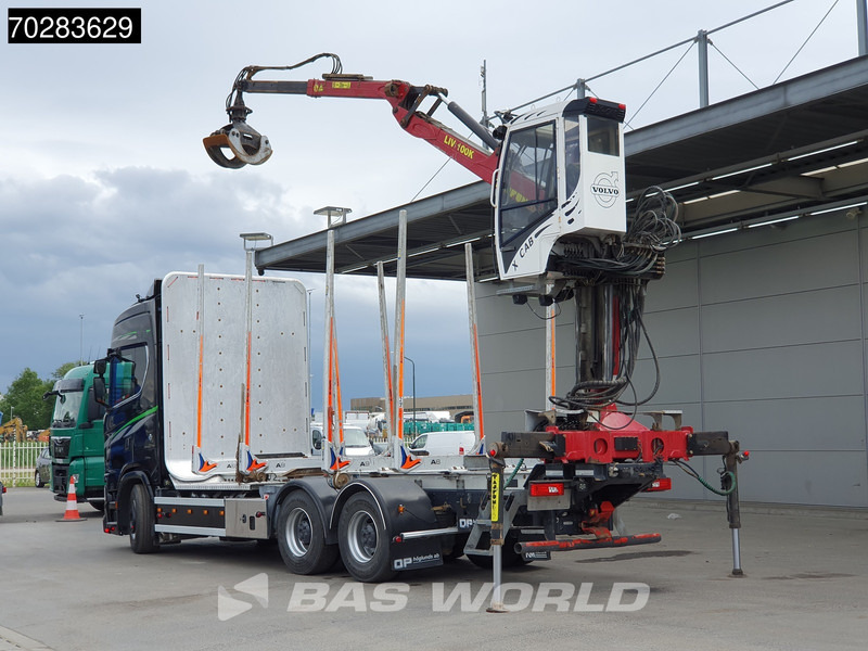 Scania S650 S 6X4 Tajfun LIV100K Kran Holztransport Retarder 3-Pedals Euro 6 - Camion grumier, Camion grue: photos 2 Scania S650 S 6X4 Tajfun LIV100K Kran Holztransport Retarder 3-Pedals Euro 6 - Camion grumier, Camion grue: photos 2