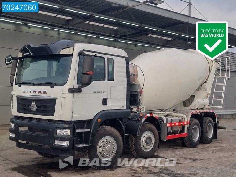 Sitrak G5 350 8X4 8m3 Liebherr HTM 804 H Mixer Big-Axle Steelsuspension - Camion malaxeur: photos 1 Sitrak G5 350 8X4 8m3 Liebherr HTM 804 H Mixer Big-Axle Steelsuspension - Camion malaxeur: photos 1