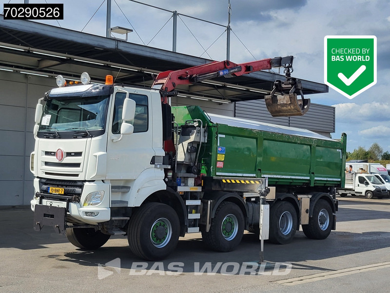 Tatra Tatra Phoenix 8P6R43/Phoenix 8X8 NL-Truck HMF 1943Z Crane 17m3 HSW Big-Axle Steering-Axle 8x8 Automatic Euro 6 - Camion benne, Camion grue: photos 1 Tatra Tatra Phoenix 8P6R43/Phoenix 8X8 NL-Truck HMF 1943Z Crane 17m3 HSW Big-Axle Steering-Axle 8x8 Automatic Euro 6 - Camion benne, Camion grue: photos 1