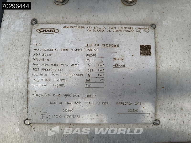 Tracteur routier Iveco S-Way 460 S-Way 4X2 LNG Retarder 2X Tanks: photos 15