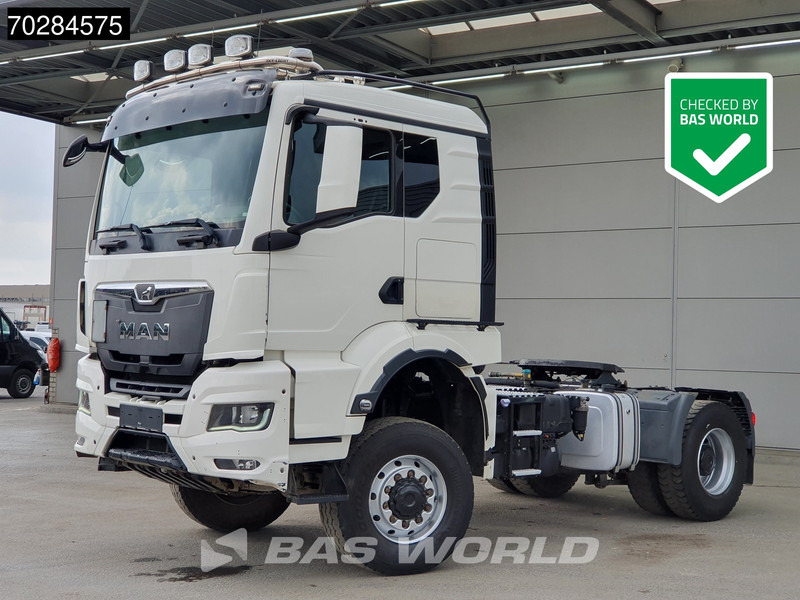 MAN TGS 22.510 4X4 4x4 Allrad! Big-Axle Hydraulik Drumbrakes Navi - Tracteur routier: photos 1 MAN TGS 22.510 4X4 4x4 Allrad! Big-Axle Hydraulik Drumbrakes Navi - Tracteur routier: photos 1