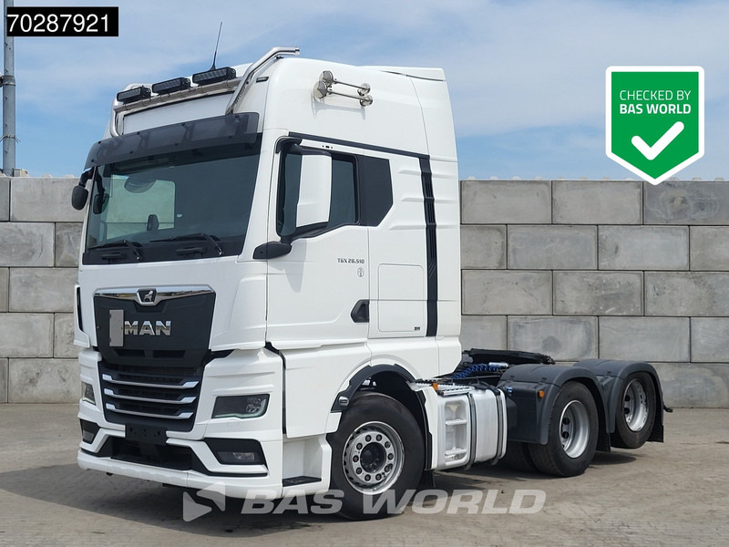 MAN TGX 28.510 TGX 6X2 GX Retarder Full-Air Liftaxle Navi ACC LED Euro 6 - Tracteur routier: photos 1 MAN TGX 28.510 TGX 6X2 GX Retarder Full-Air Liftaxle Navi ACC LED Euro 6 - Tracteur routier: photos 1