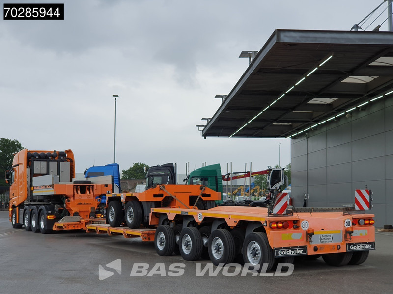 Mercedes-Benz Actros 4163 8X4 180T GigaSpace Retarder Hydrauliek BigAxle Alcoa´s // Lowbed Trailer / 6 Axles / Hydraulic Pendle Axles / Extend - Tracteur routier: photos 3 Mercedes-Benz Actros 4163 8X4 180T GigaSpace Retarder Hydrauliek BigAxle Alcoa´s // Lowbed Trailer / 6 Axles / Hydraulic Pendle Axles / Extend - Tracteur routier: photos 3