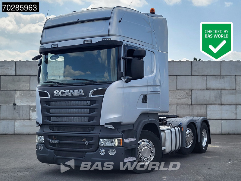 Scania R520 R 6X2 2xTanks Lift+lenkasche Xenon Navi Euro 6 - Tracteur routier: photos 1 Scania R520 R 6X2 2xTanks Lift+lenkasche Xenon Navi Euro 6 - Tracteur routier: photos 1