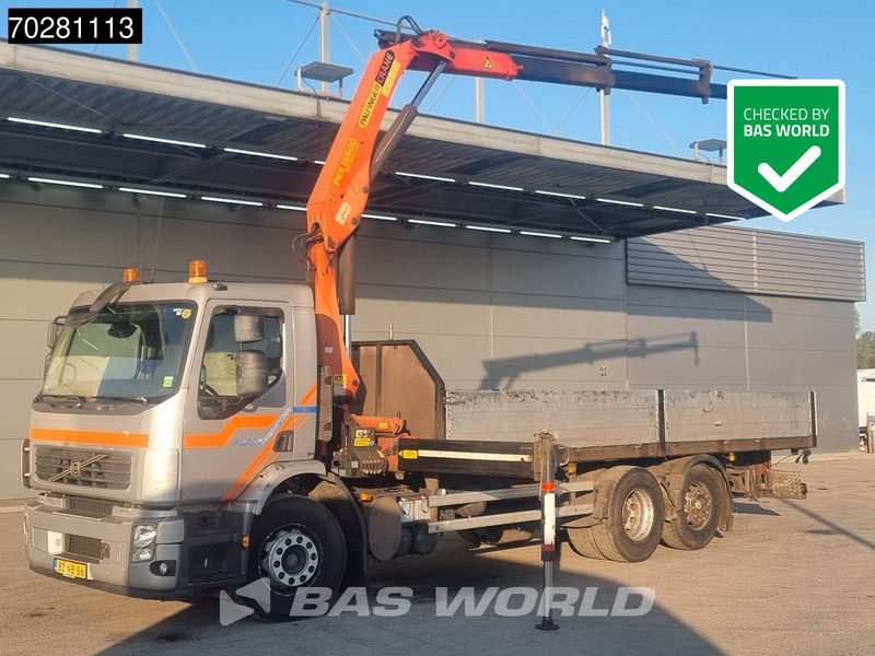 Volvo FE 280 6X2 NL-Truck Palfinger PK15500 Kran CraneManual Liftachse Euro 4 - Camion plateau, Camion grue: photos 1 Volvo FE 280 6X2 NL-Truck Palfinger PK15500 Kran CraneManual Liftachse Euro 4 - Camion plateau, Camion grue: photos 1