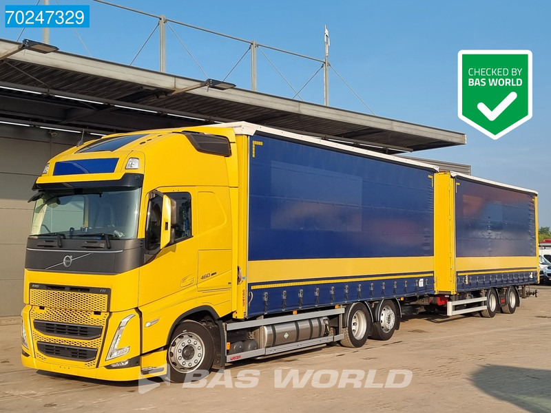 Volvo FH 460 6X2 LNG JUMBO LKW ACC Navi Standklima Liftachse - Camion à rideaux coulissants: photos 1 Volvo FH 460 6X2 LNG JUMBO LKW ACC Navi Standklima Liftachse - Camion à rideaux coulissants: photos 1